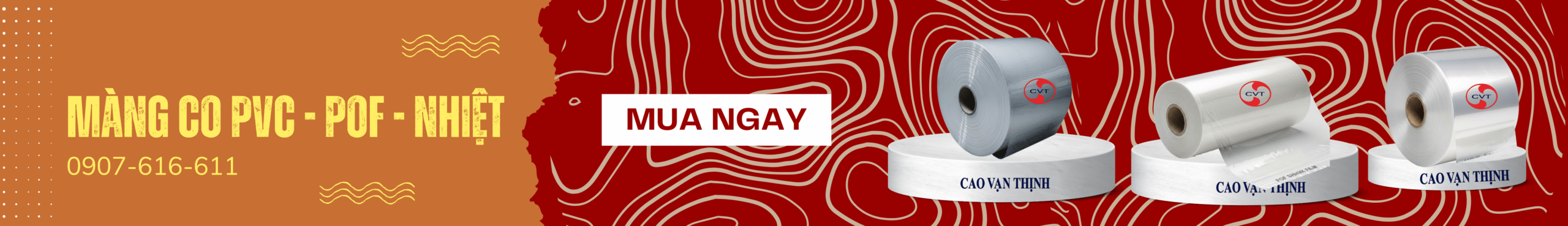 màng co pvc - pof - nhiệt cao vạn thịnh